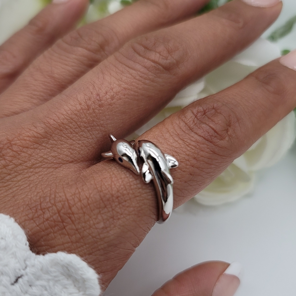 🥰 ADJUSTABLE DOLPHIN RING - Picture 6 of 16
